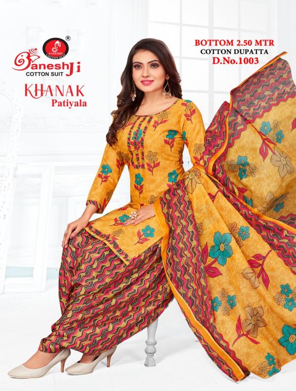 Ganeshji Khanak Vol-1 Indo Cotton Designer Dress Material